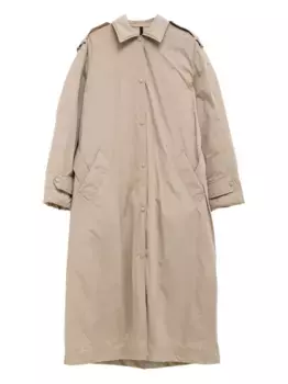 Тренчкот с поясом MONCLER, нейтральный