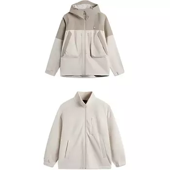 Тренчкот серии Sports Trend для мужчин, овсяно-серый Lining