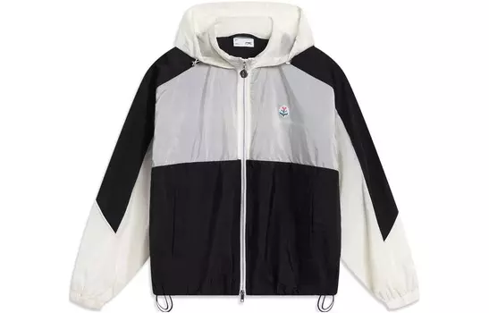 Тренчкот Sports Life Collection женский, черный, молочно-белый, цвет блокинг Lining