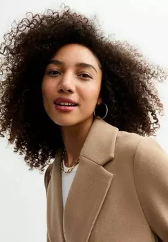 Тренчкот TAILORED UNLINED LONGLINE BELTED New Look, коричневый