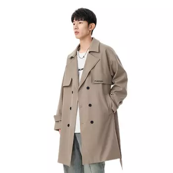 Тренчкот унисекс Fuerza, черный