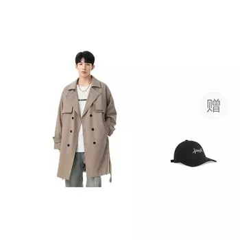 Тренчкот унисекс Fuerza, хаки