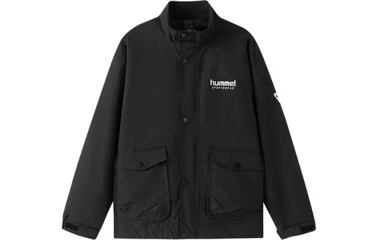 Тренчкот унисекс Hummel, черный