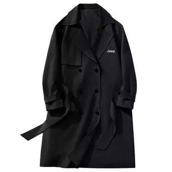 Тренчкот унисекс Jeep, черный