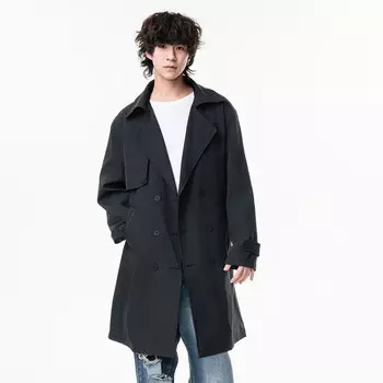 Тренчкот унисекс Zoggs, черный