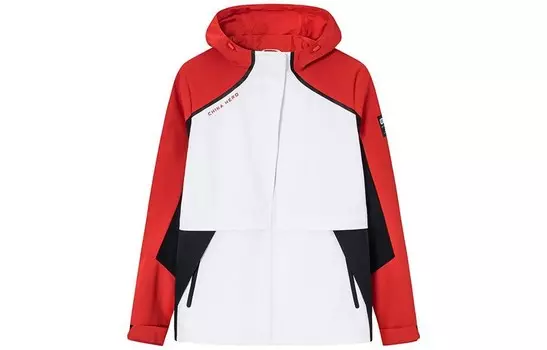 Тренчкот Variety Training Collection женский, снежно-белый/классический красный/базовый черный Anta