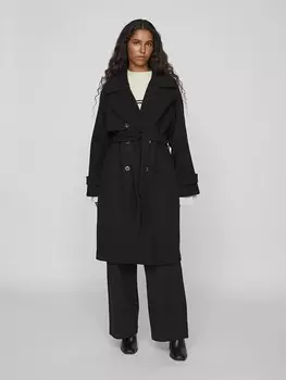Тренчкот Vila Landra, черный