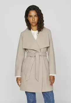 Тренчкот VILA Petite, бежевый