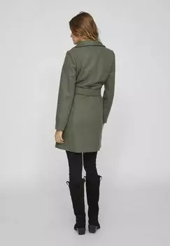 Тренчкот VILA, зеленый