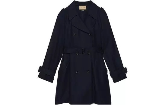 Тренчкот женский Gucci, темно-синий