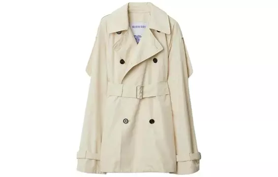 Тренчкот женский однотонный белый Burberry