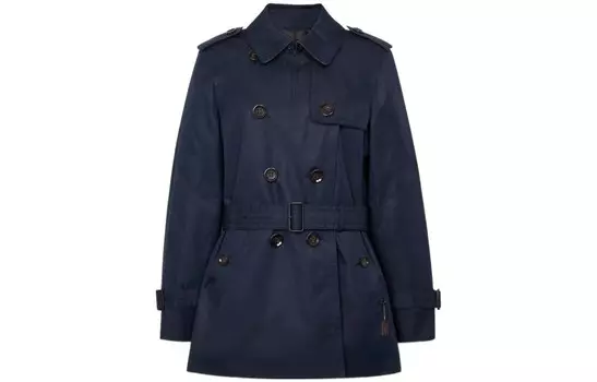 Тренчкот женский темно-синий Coach