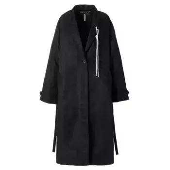 Тренчкоты женские черный Onitsuka Tiger