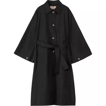 Тренчкоты женские черный Onitsuka Tiger