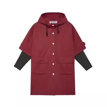 Тренчкоты женские красный Onitsuka Tiger