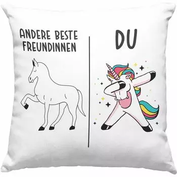 Тренд - Декоративная подушка Best Friend с наполнителем 40х40 Подарки девочкам на день рождения Декоративная подушка с наполнителем 40х40н с поговорками (Розовый) Trendation