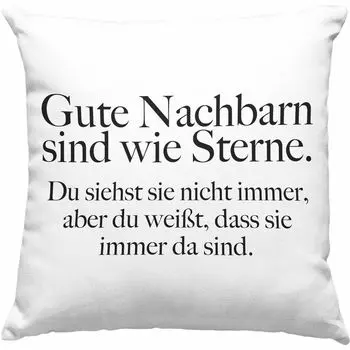 Trendation - Trendation - Neighbours Прощальный подарок Декоративная подушка с наполнителем 40x40 Прощальный подарок Neighbour Neighbor Best Neighbor Good Neighbours (Зеленый)
