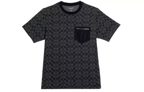 ТРЕНЕРА Мужская футболка COACH, цвет Black