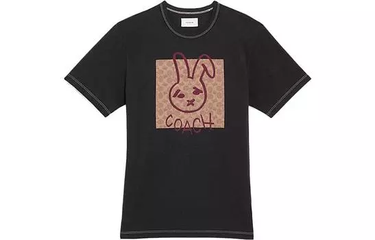 ТРЕНЕРА Мужская футболка COACH, цвет Black