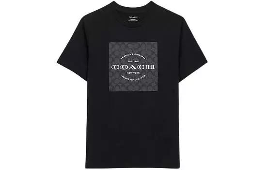 ТРЕНЕРА Мужская футболка COACH, цвет Black