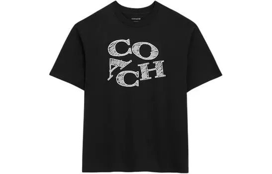 ТРЕНЕРА Мужская футболка COACH, цвет Black
