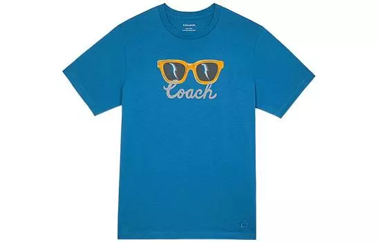 ТРЕНЕРА Мужская футболка COACH, цвет Blue