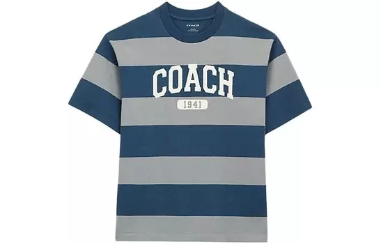 ТРЕНЕРА Мужская футболка COACH, цвет Blue