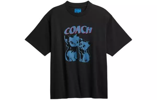 ТРЕНЕРА Женская футболка COACH, цвет Black