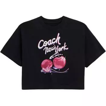 ТРЕНЕРА Женская футболка COACH, цвет Black