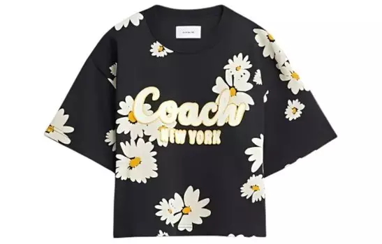 ТРЕНЕРА Женская футболка COACH, цвет Black