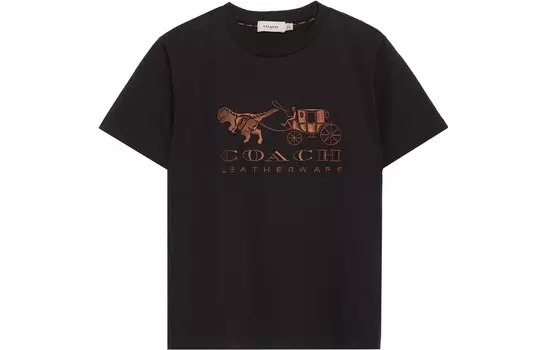 ТРЕНЕРА Женская футболка COACH, цвет Black