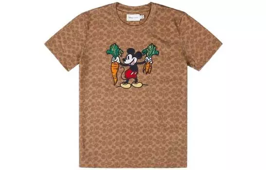 ТРЕНЕРА Женская футболка COACH, цвет Brown