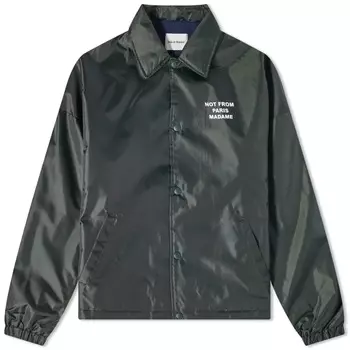 Тренерская куртка Drole de Monsieur на флисовой подкладке, хаки