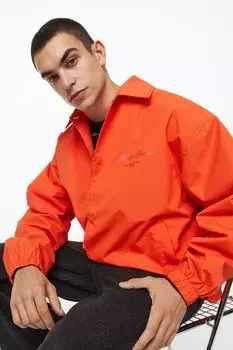 Тренерский дождевик H&amp;M, апельсин