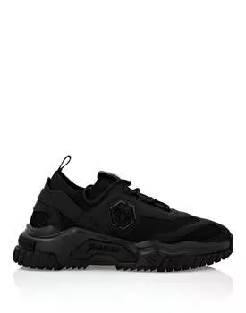 ТРЕНИРОВОЧНЫЕ КРОССОВКИ ХИЩНИК Philipp Plein, цвет Black / Black