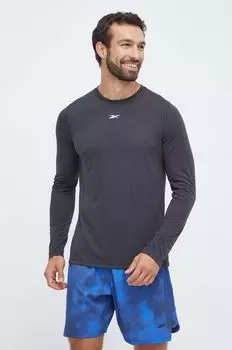 Тренировка с длинными рукавами Reebok, серый
