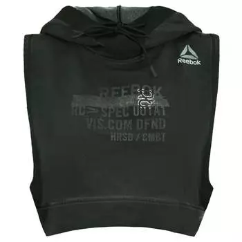 Тренировочная без рукавов Combat Glory с женской толстовкой bk3879 Reebok, черный