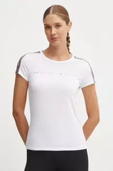 Тренировочная футболка EA7 Emporio Armani, белый