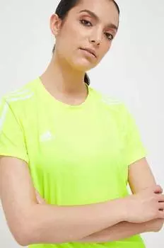 Тренировочная футболка Hilo adidas Performance, зеленый