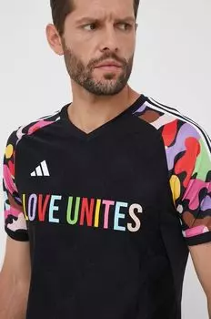 Тренировочная футболка Pride Tiro adidas Performance, черный