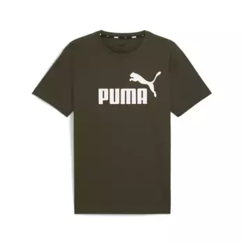 Тренировочная футболка PUMA "Essentials Logo T-Shirt Men", зеленый
