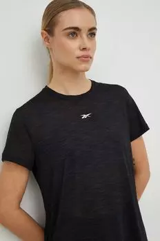 Тренировочная футболка Reebok, черный