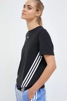 Тренировочная футболка с 3 полосками Train Icons adidas Performance, черный