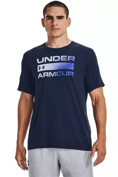 Тренировочная футболка с надписью Team Issue Under Armour, серый