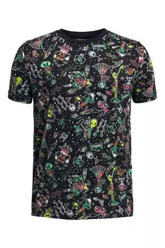 Тренировочная футболка с принтом Under Armour, красный