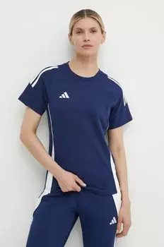 Тренировочная футболка TIro adidas Performance, темно-синий