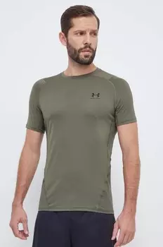 Тренировочная футболка Under Armour, зеленый