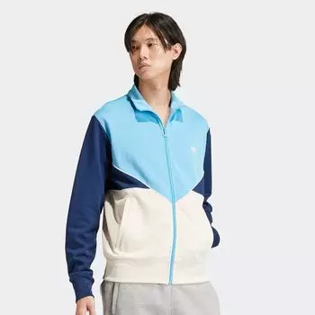 тренировочная куртка adicolor Next adidas Originals, цвет semi blue burst/wonder white/night indigo