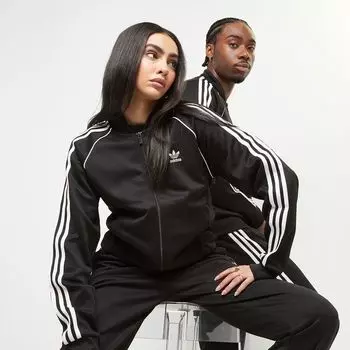 тренировочная куртка adicolor Superstar adidas Originals, цвет black/white