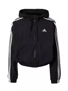 Тренировочная куртка Adidas Essentials, черный